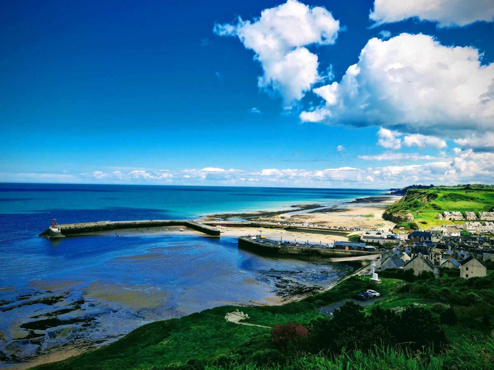 Hotel Eisenhower Port-en-Bessin-Huppain Dış mekan fotoğraf